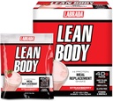 Labrada Lean Body MRP All-in-One Strawberry Meal Replacement Shake, 40g Proteïne, Wei Blend, 8g Gezonde vetten EFA's & Vezel, 22 Vitaminen en Mineralen, Geen kunstmatige kleur, Glutenvrij, (20 Packets)