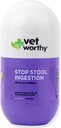 Vet Worthy Stop Stool Ingestie -Coprophagia - Honden supplement om te voorkomen dat Stool Eating - Hondensupplement met Yucca Schidigera, Peterselie blad, kamille, Thiamine - Lever smaak, 120 Kauwtabletten