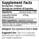 DR WAKDE'S Aragwadha Capsules (Cassia Fistel, 60 Veg Caps, Plant-Based Supplement, Ayurvedic Herb, All Natural, Vegan)