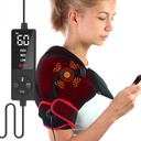 Creatrill Schouder Verwarming Pad met Massager voor Schouder Pijn Verlichting Diep weefsel, Massaging Verwarming Pad Elektrische voor bevroren schouder, Bursitis Schouder Artritis, Tendonitis, Rotator Manchet pijn verlichting
