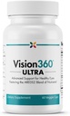 Stop nu met verouderen - Vision360 Ultra AREDS2 - Vision and Eye Health - Eases Eye Strain and Fatigue - Vitamine C, Vitamine E, Vitamine D3, Vitamine B2 en B12, Zink, Koper, Astaxanthine, Luteïne - 60 Vcaps