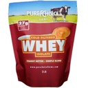Pure Choice Pindakaas Wei Isolaat Proteïnepoeder, 28 g eiwit en weinig vet, best koud gefilterd en niet gedenatureerd Wei, geen fillers of kunstmatige zoetstoffen (Peanut Butter, 12 oz)