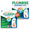 Flonase Sensimist Allergy Relief Nasal Spray for Adults and Kids - 120 Sprays Total (2 Bottles of 60 Sprays Each)