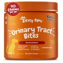 Zesty Paws Cranberry Supplement for Dogs - Blaider Control for Dogs - Urinary Tract Support - Cranberry Chews with D-Mannose, Vitamine B6 & L-Arginine - Immune & Gut Support - Bacon - 90 Tellen