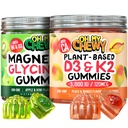 OH MY CHEWY Magnesium + D3K2 Gummies Bundle 2 Flessen (60 Elke)