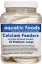 Aquatic Foods Inc. Calcium Feeder Medium-Large Shells. Extra dikke schelpen voor Garnalen, Slakken, Krabben, Krabben, Hermit Krabben en Alle Tropische Vissen...10 Graaf Jar