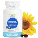 Core Med Science Liposomal Glutathion Supplement (500mg, 60 Softgels) - Pure Reduced Setria met Fosfolipide Complex - Antioxidant Supplement voor energie, en huid