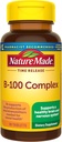 Nature Made Time Release Vitamine B-100 High Potency B Complex, Dieetsupplement voor de functie van het zenuwstelsel Ondersteuning, 60 Time Release Tablets, 60 Day Supply
