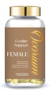 Ovarrium® Vruchtbaarheid Support Supplement - Vrouwelijke Blend - Vegan Multivitamine w/Zwarte Tea Extract, DHA, Omega-3, Chasteberry, & Folate - Ondersteunt gezonde Conception & Verbetert Egg Health (60 Capsules)