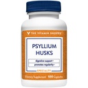 The Vitamin Shoppe Psyllium Husks Plantago Ovata Fiber Supplement (100 Capsules)