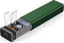 7 Dagen Wekelijkse Metalen pil Organizer Travel, Kursoaya Premium Aluminium Dagelijkse pil Box, Leuke draagbare pil geval, grote capaciteit pil houder voor supplementen, pillen, vitamines, geneeskunde (Hunter Green)