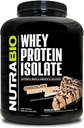 NutraBio 100% Wei Proteïne Isolaat Proteïne Poeder, 25g Proteïne met Compleet Aminozuur Profiel, Non-GMO, Soja & Gluten Vrij, Low Carb, Lage Calorie Wei Proteïne Poeder, Chocolade Pinda Boter, 5 Lbs