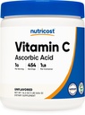 Nutricost Pure Ascorbinezuur Powder (Vitamine C) 1LB