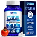 We vinden vitamines Lycopeen supplementen voor mannen - Lycopeen 20mg per portie - 200 Capsules - Super Antioxidant die helpt ondersteuning immuunsysteem en prostaat gezondheid