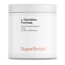 Supersmart - L-carnitine formule (natuurlijke citroensmaak) - 2-in-1 met acetyl-L-carnitine en L-carnitinetartraatpoeder - Aminozuren Complex supplement Niet-GMO & Glutenvrij - 105 g