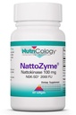 Nutricology NattoZyme - Nattokinase Supplement NSK-SD 2000 FU, 100mg, voor mannen en vrouwen, hypoallergeen, Formule voor Hartondersteuning - 60 Vegetarische Softgels