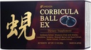 Umeken Corbicula Ball EX, voor leverondersteuning, rijk aan essentiële Aminozuren, Vitaminen en Mineralen, Melkdistelsupplement, Propolis en Broccoli Extract, Dagelijkse dosis, Doos met 60 Packets, Verpakking van 1