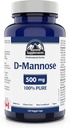 Summit Supplementen - D-Mannose Capsules 500 mg, 120 Veggie Caps - Ondersteuning Urine Tract Gezondheid - Bron van Koolhydraten ter ondersteuning van energieproductie - Athletic Support Supplement