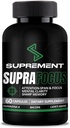 Nootropics Brain Support Supplement. 60 Tel, voor mannen en vrouwen. Hersensupplementen voor Geheugen en Focus met Lions Mane, Bacopa Monnieri, L Tyrosine. Mind Booster voor Focus Supplement en geheugen.