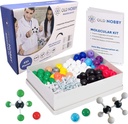 Old Nobby Organic Chemistry Set (425 pc) Molecular Model Kit with Atoms, Bonds, Guide, Bond Removal Tool - STEM Science Kits for Kids Toys Chemistry Set for Students Teachers Young Scientists