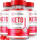 rize labs (verpakking van 3 Keto kauwt ACV Gummies voor Advanced Weight Loss 525 mg, Premium Keto+ACV Supplement, Alle natuurlijke Apple Cider Vinegar, Officiële Keto Plus ACV Reviews (180 Gummies)