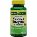 Spring Valley - Papaya Enzyme Complex, 180 Kauwtabletten