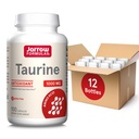 Jarrow Formules Taurine 1000 mg, Dieetsupplement, Aminozuursupplement voor Brain Health Support, 100 Capsules, 100 Day Supply, (verpakking van 12)