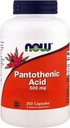 Nu Foods, Pantothenic Acid, 500 mg, 250 Capsules
