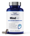 1MD Voeding MindMD - Hersensupplement voor Geheugen en Focus - Bacopa Monnieri voor Nootrope Hersenondersteuning - Hersengezondheidssupplement voor volwassenen - met vitamine B6 & Green Tea Extract - 60 Caps