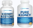 Nieren Restore & Pure Nieren 2-Pack bundel voor nierreiniging & ondersteuning van eiwitniveaus met een laag eiwit Nierdieet