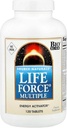 Bron Naturals Life Force Multiple Iron Free Daily Multivitamine High Potency Essential Vitamines, Mineralen, Antioxidanten & Nutriënten - Energie & Immune Boost - 120 Capsules
