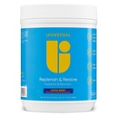 Universal U Replenish & Restore Powder, Hydration & Recovery, bevordert spier Reparatie en groei, aangepaste dosering, L-Lysine, L-Glutamine, L-Tryptofaan, Geen kunstmatige smaken, 30 Servers (Citroen Berry)