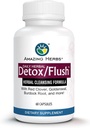 Verbazingwekkende kruiden Detox/Flush bloedzuiveraar - Alle natuurlijke ontgiftende supplement gemaakt met 7 krachtige reiniging en zuiverende middelen - 60 Tel.