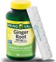 Gemberwortel 550 mg, Vegetarische Capsules - Dieetsupplement -100 Telling - (Inclusief Bonus Organizer)- 1 Pack