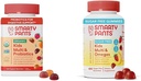 SmartyPants Kids Multivitamin Gummies Bundle: Organic Probiotics, Omega 3, Vitamins D3, C, B12, B6, A, K & Zinc Immune Support, Sugar Free Strawberry Banana, 164 Count