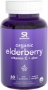 Vlierbessen Gummies Concentraat (65:1) met vitamine C, zink en probiotica voor Immune Support & Gut Health 