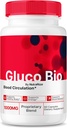 GlucoBio Capsules, Officiële Gluco Bio Support Supplement, Alle natuurlijke formule ter ondersteuning van de algehele gezondheid en welzijn, Premium vitamine pillen, GlucoBio Reviews (60 capsules)
