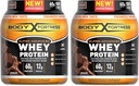 Body Fortress Super Advanced Wei Proteïne Poeder, Glutenvrij, Chocolade smaak, 2 pond, Verpakking van 2