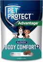 Huisdier Bescherm het hele lichaam Comfort+ Supplement voor honden, Vet-geformuleerde Alenza, Ondersteunt een normale ontstoken respons, kip-smaak zachte kauwgom (60 telling)