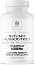 DR EMIL NUTRITION 9000mg Biologische Lions Mane Supplement Capsules met Chaga, Reishi & Maitake - Natuurlijke Paddenstoel Blend voor Wellness Ondersteuning