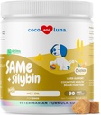 Zelfde voor honden - 90 zachte kauwen - S-adenosyl-L-Methionine, leversupplement - hersenen gezondheid, bevordert cognitieve ondersteuning, leverondersteuning (Same & Silybin zachte kauwen)