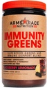 Arms Race Nutrition Immunity Greens Superfood Greens en Immune Support Blend - 9.2 oz. (30 Servings) (BlackBerry Limonade)