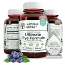 Natuurlijke Nutra Ultimate Eye Health Supplement - Blauwe bosbessen extract Blend voor dag- en nachtzicht ondersteuning, bevordert kleurperceptie en ooghelderheid - niet-GMO, glutenvrij, Veganistisch - 30 capsules