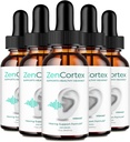 ZenCortex Tinnitus Relief for Ringing Ears Drops, Zen Cortex Tinnitus Supplement ZenCortex Gezonde Oorondersteuning Supplement - Maximale sterkte Geavanceerde Formule ZenCortex Drops Reviews (5 Pack)