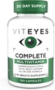 Viteyes Complete Eye & Total Body Health Multivitamine Voedingssupplement, 180 capsules, wit