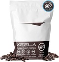 XEELA Plant Based Vegan Protein Powder - Independently Tested - 25g High Protein, Pea Protein for Men & Women - Vitamins & Minerals, Non GMO, Dairy & Gluten Free, LowCarb & LowFat (Java Chip)