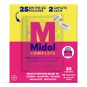 Midol Complete On The Go Caplets with Acetaminophen for Menstrual Symptom Relief, Period Cramp and Menstrual Pain Relief, 50 Tel (25 Zakken van 2)