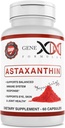 GENEX 12mg Astaxanthine Softgels (60 Capsules) Natuurlijke antioxidant voor oog, huid en Joint Health & Immuun Support - Glutenvrij, Non-GMO (60 Day Supply)