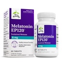 Terry Naturally Melatonine EP 120 5mg - Slaapondersteuning Supplement met Antioxidanten - Glutenvrije supplement voor gezonde slaap - Dieetsupplement om Gezonde Veroudering & Immune Health - 60 tabletten te helpen