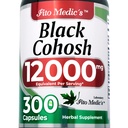 FITO MEDIC'S Black Cohosh Root Extract 12000 mg Equivalent, Herbal Supplement for Women, 300 capsules